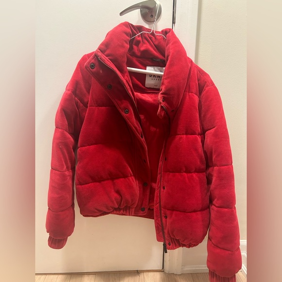 DKNY Red Puffer Jacket - Picture 5 of 12